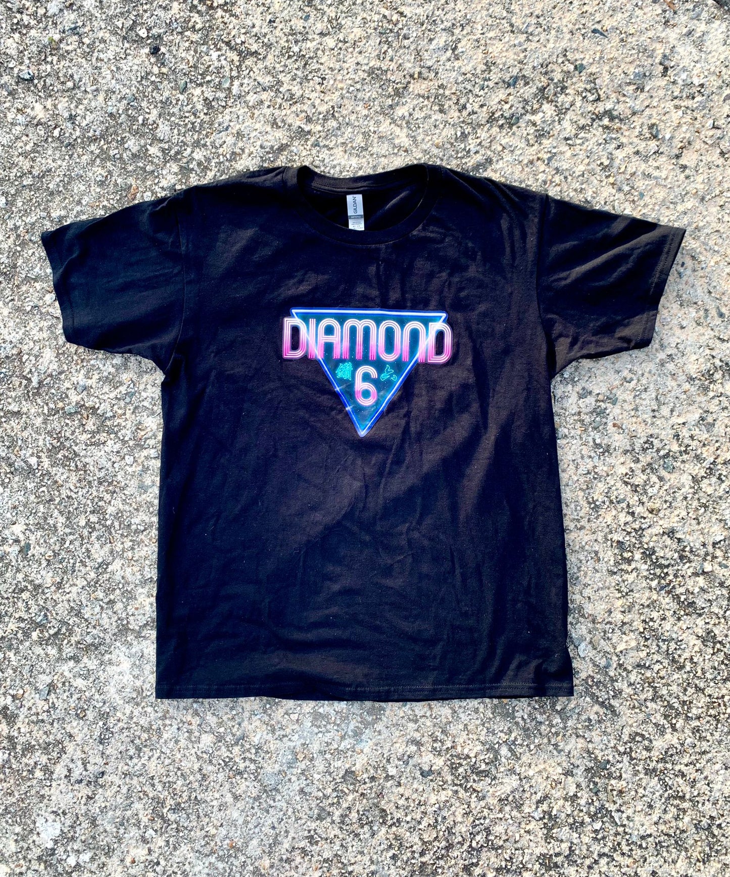 Diamond 6 Neon Logo T-Shirt